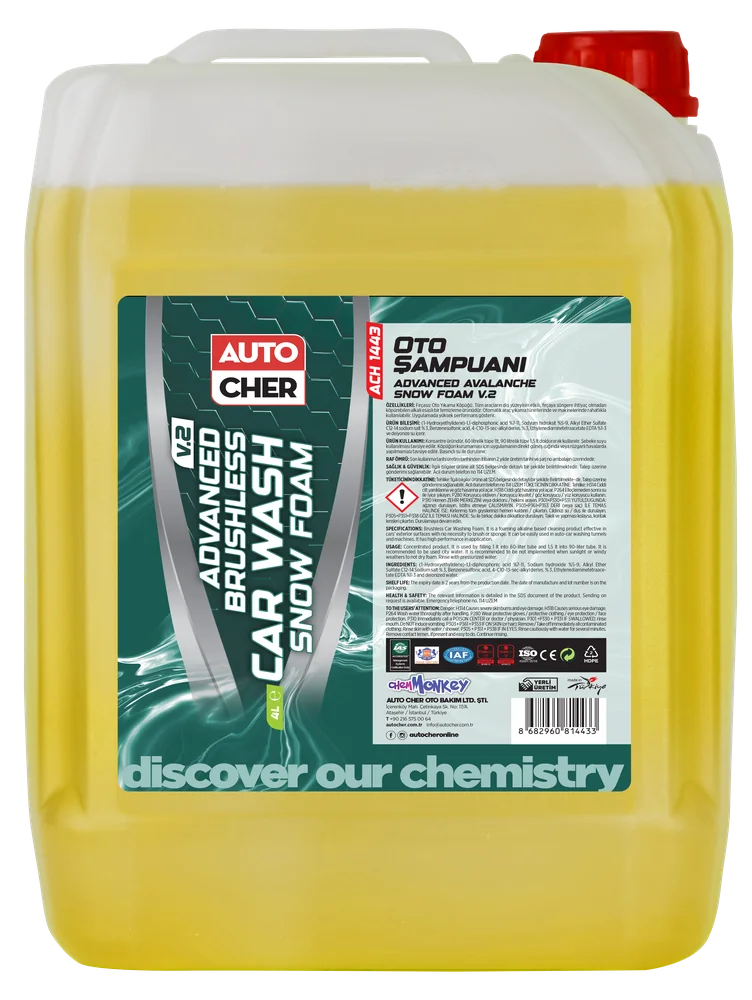 Fırçasız Oto Şampuanı V2 — Advanced Avalanche Snow Foam (4 L)