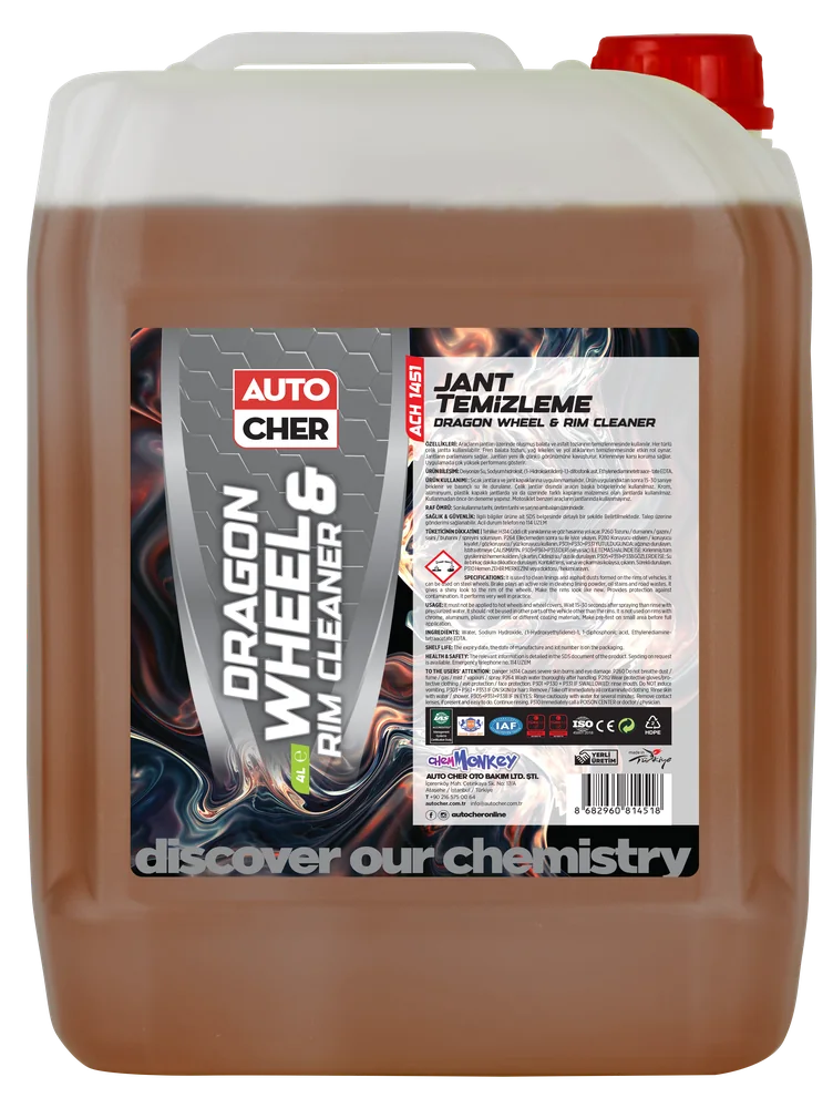 Jant Temizleyici — Dragon Wheel & Rim Cleaner (4 L)