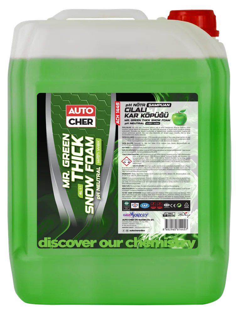 Mr. Green pH Nötr Cilalı Kar Köpüğü (4 L)