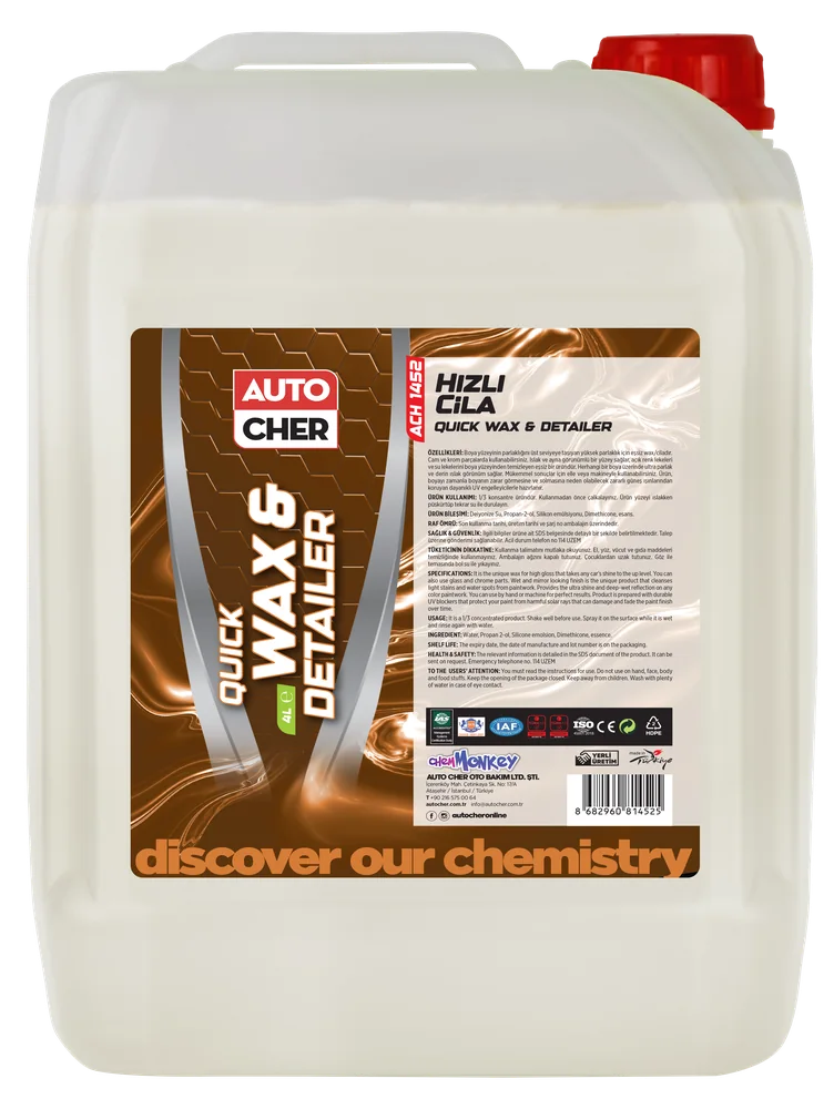 Hızlı Cila — Quick Wax & Detailer (4 L)